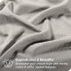 Sandwashed Duvet Cover /Twin XL - Premium 1800 Ultra-Soft Brushed Microfiber - Easy Care (/Twin XL, Sandwashed Fog)
