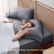 Cool Pillowcase Large - 100% Rayon, Sourced from Bamboo Dark Gray Pillowcases 2, Silky Soft Breathable Pillowcases with Envelope Closure, 20x30 inches