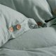 Linen Duvet Cover King - Linen Cotton Blend Duvet Cover Set, Sage Green Linen Duvet Cover, 3 Pieces, 1 Duvet Cover 104x90 Inches and 2 Pillowcases